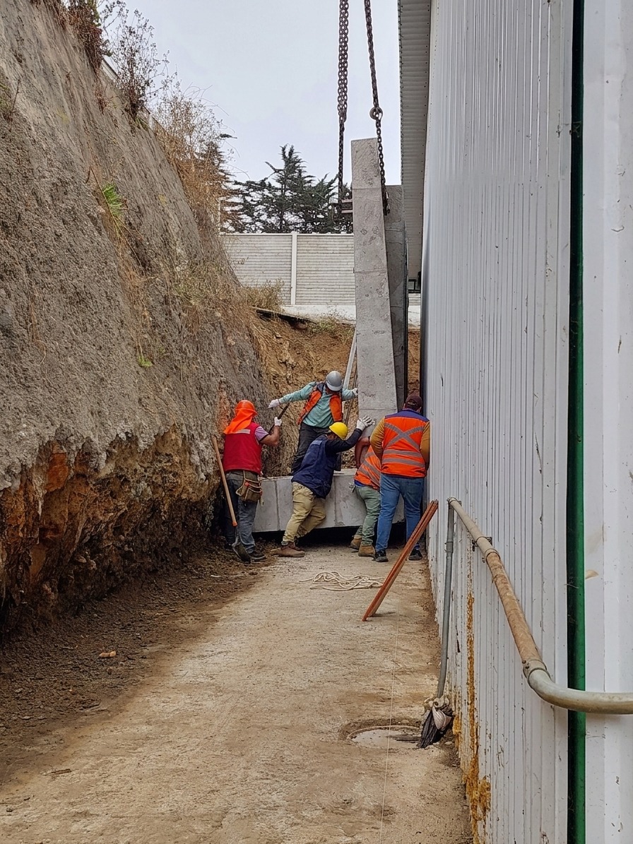 Muro de contención — Pichilemu